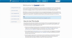 Desktop Screenshot of lassoguide.com