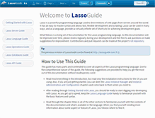Tablet Screenshot of lassoguide.com